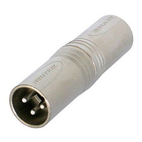 Neutrik NA3MM Adaptateur prise XLR mâle vers prise XLR mâle