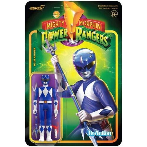 Super7 - Mighty Morphin Power Rangers Reaction Figure Wave 3 - Blue Ranger []