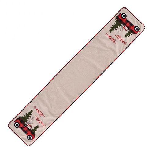 Chemin De Table De Noël Classique, Simple Et Élégant, De Haute Qualité, Pour Voiture, Décoration De La Maison, Nappe