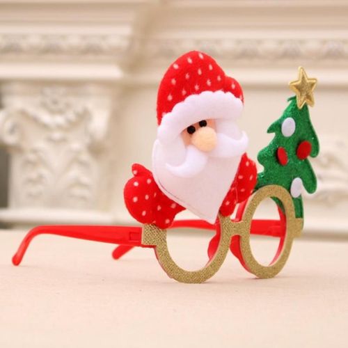 Cadre De Lunettes Père Noël Arbre De Noël, Accessoires Photo, Décorations De Noël, Nouvel An, Cadeau Pour Enfants