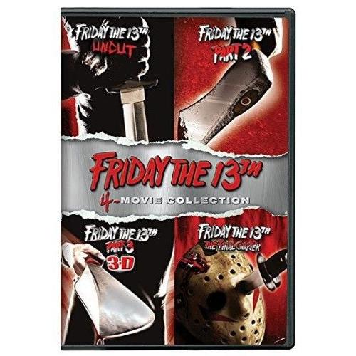 Friday The 13th: 4-Movie Collection [Dvd] Boxed Set, Deluxe Ed, Gift Set, Sub