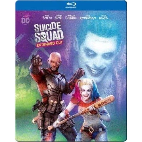 Suicide Squad (Extended Cut) [Blu-Ray] Extended Ed, Steelbook, 2 Pack