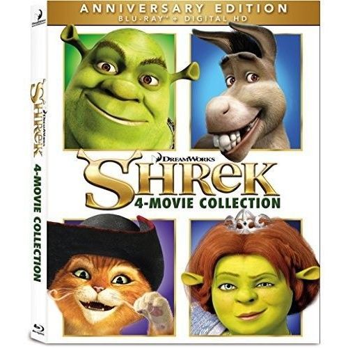 Shrek 4-Movie Collection [Blu-Ray] Boxed Set, Pan & Scan