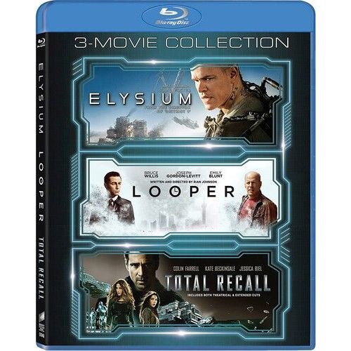 Elysium / Looper / Total Recall [Usa][Blu-Ray] 3 Pack