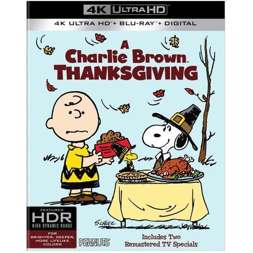 Peanuts - A Charlie Brown Thanksgiving [Ultra Hd] With Blu-Ray, 4k Mastering, Uv