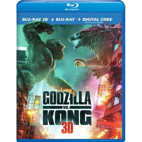 Godzilla Vs. Kong 3d [Blu-Ray 3-D] With Blu-Ray, 2 Pack