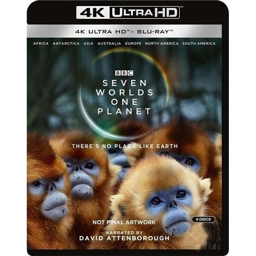 Seven Worlds, One Planet [Ultra Hd] With Blu-Ray, 2 Pack, Amaray Case