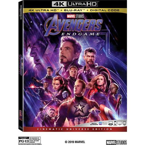 Avengers: Endgame [Ultra Hd] With Blu-Ray, 4k Mastering, Ac-3/Dolby Digital,