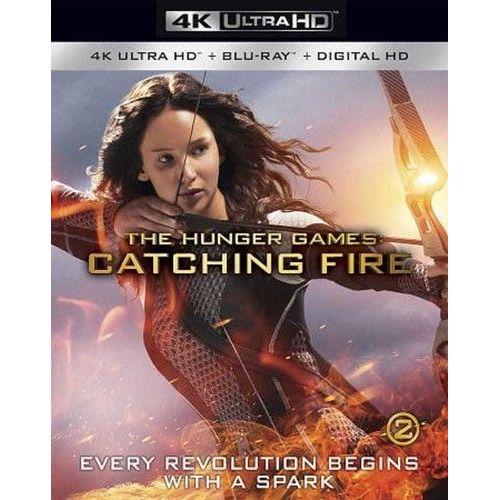 The Hunger Games: Catching Fire [Ultra Hd] With Blu-Ray, 4k Mastering, 2 Pack