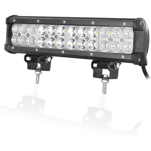 12 Pouces 72w - 12 Pouces 72w Barre Lumineuse À Led 4x4, 12v 24v Phare De Travail Led Pour Offroad Camion Voiture Tracteur Trailer Suv Atv