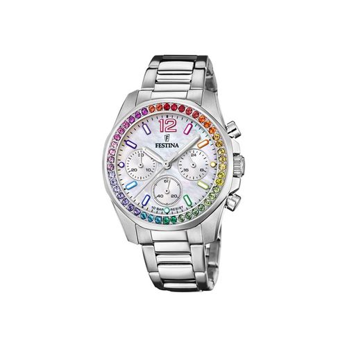 Festina Rainbow Montre Chronographe Femme Acier F20606/2