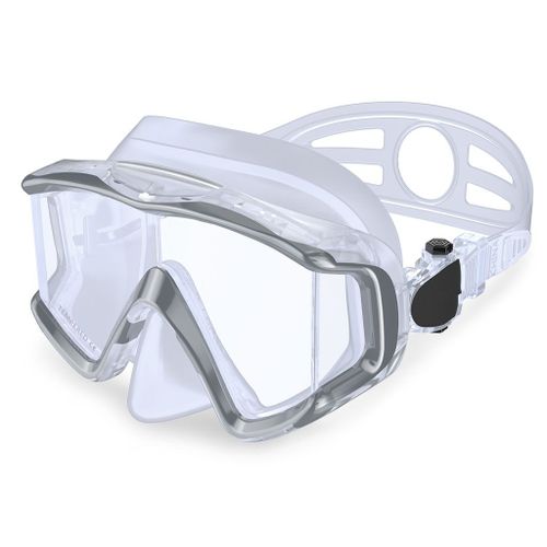 Masque De Plongée, Lunettes De Natation Avec Couvre-Nez Blanc