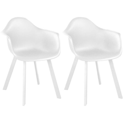 Fauteuils De Jardin En Aluminium Et Résine Jato (Lot De 2)