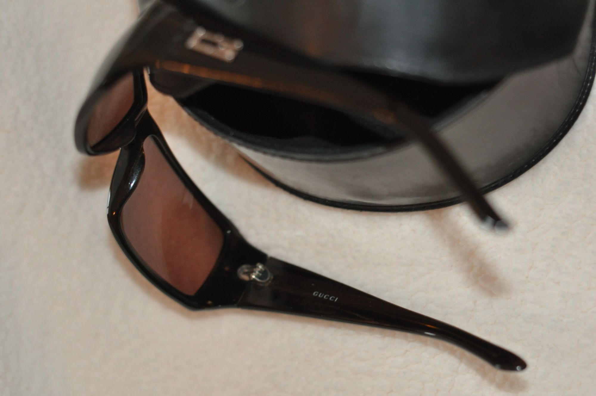 Lunettes De Soleil Gucci Vintage Marron Fonc Rakuten