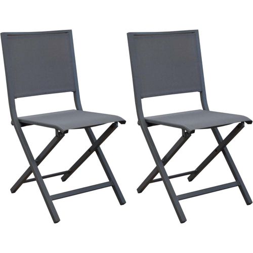 Chaise Pliante En Aluminium Ida (Lot De 2)