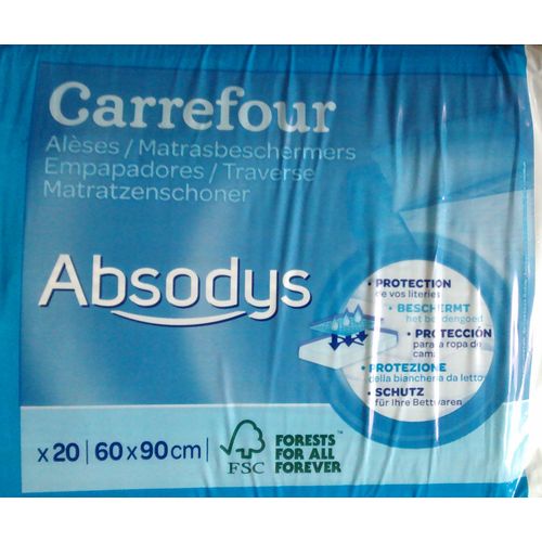 Alèse Pour Lit 60 Cm X 90 Cm Absodys