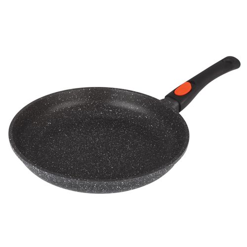 Kamberg - 0008022 - Poêle 26 Cm - Manche Amovible - Fonte D'aluminium - Revêtement Type Pierre - Tous Feux Dont Induction - Sans Pfoa