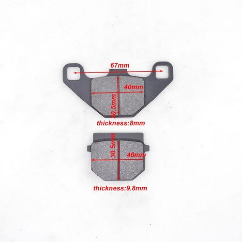 Plaquettes De Freins De Moto Haute Qualité, Pièces De Rechange Pour Suzuki Neptune An125 Ua125t Lindy Uz125t Um125t Nipseyteko