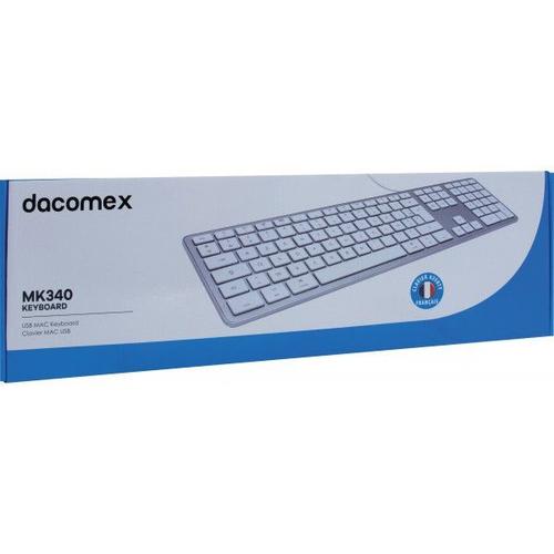 DACOMEX Clavier MAC MK340 USB argent