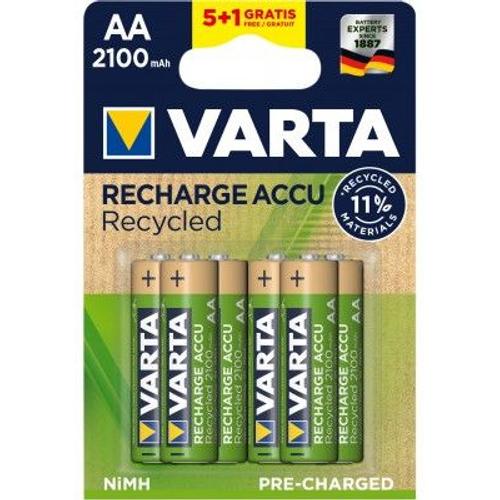 piles rechargeables varta aa 210