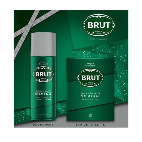 Coffret Fête Des Pères Brut Original : Eau De Toilette, Déodorant 