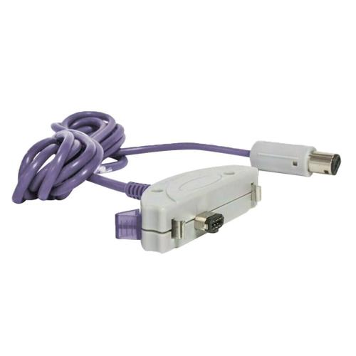 Câble Link Compatible Avec Game Boy Advance Et Pour Gamecube Violet 1.8m