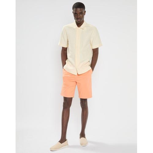 Short En Coton Bio Mélangé Regular Fit Stuart Orange Clair