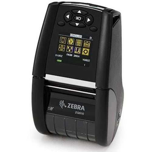 Zebra ZQ610 imprimante pour étiquettes Thermique directe 203 x 203 DPI; Zebra ZQ610, Thermique directe, 203 x 203 DPI, 115 mm/sec, Lithium-Ion (Li-Ion), Noir