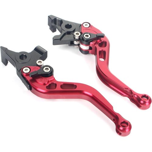 Aprilia Rs 125 2006-2014 - Rouge - Courts Leviers De Frein D'embrayage Pour Aprilia Rs 125 Rs125 2006-2014