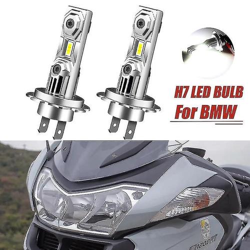 1pcs Moto 60w Blanc 12000lm H7 Ampoules De Phare Led Pour Bmw R1200gs 2004-2018 R1200rs 2015-2019 R1200rt 2005-2013