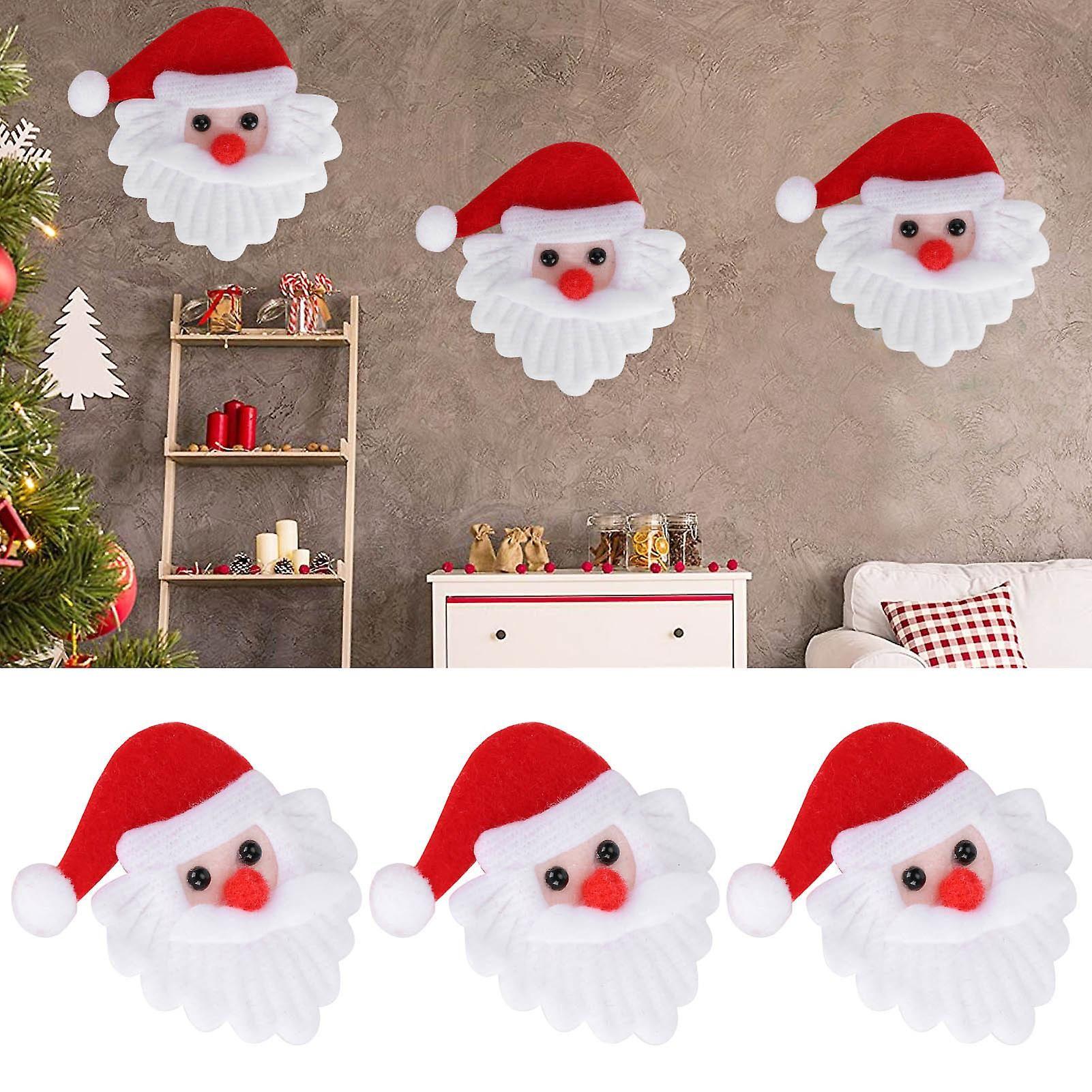 20pcs Christmas Ornaments Felt DIY Xmas Door Wall Hanging Em... - 4