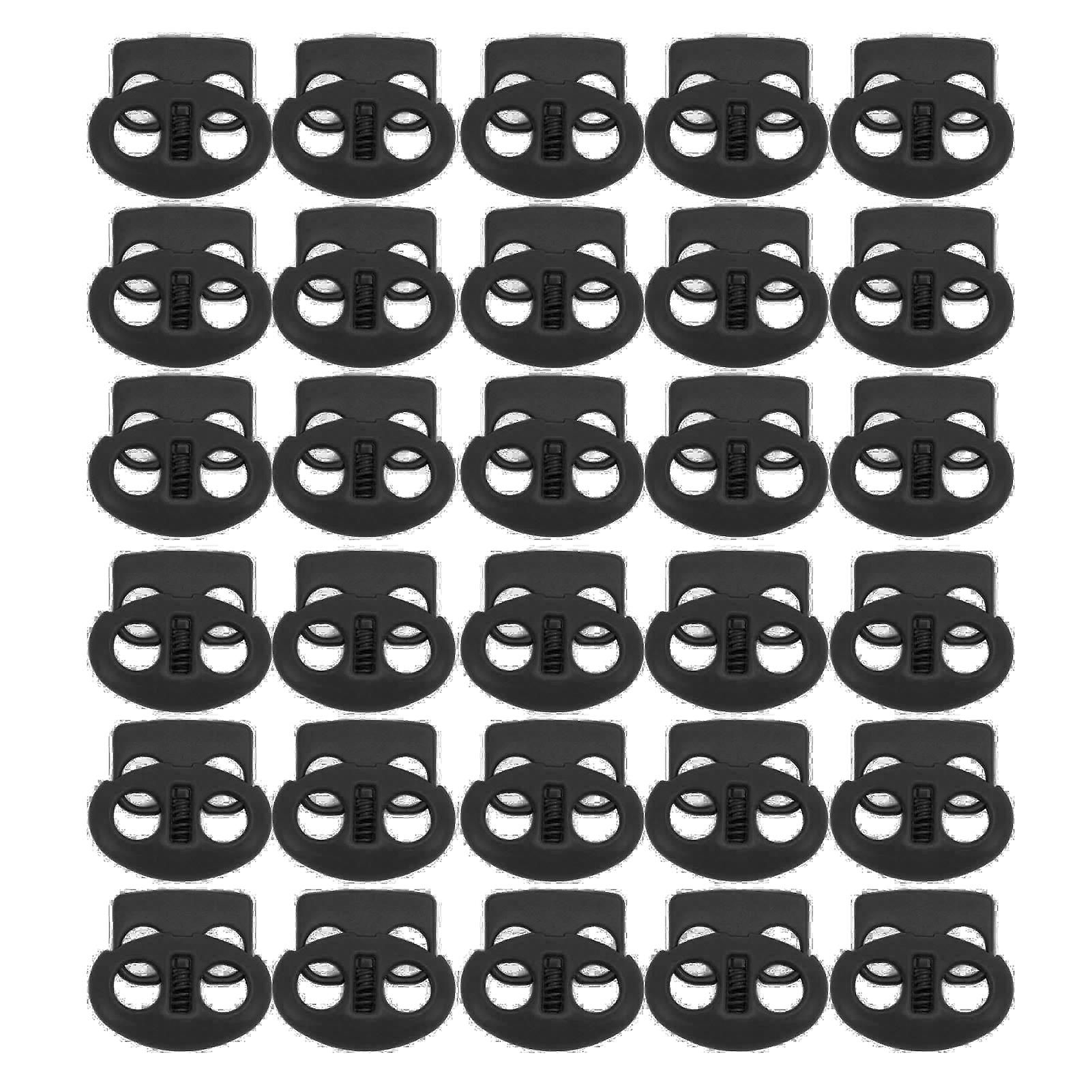 30PCS Metal Cord Locks End Spring Stop Toggle Stoppers Rustp...