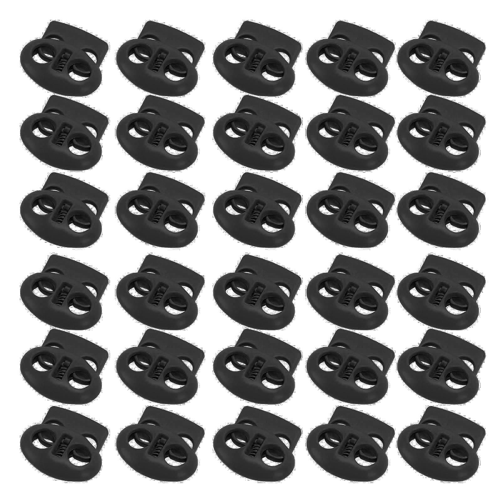 30PCS Metal Cord Locks End Spring Stop Toggle Stoppers Rustp... - 2