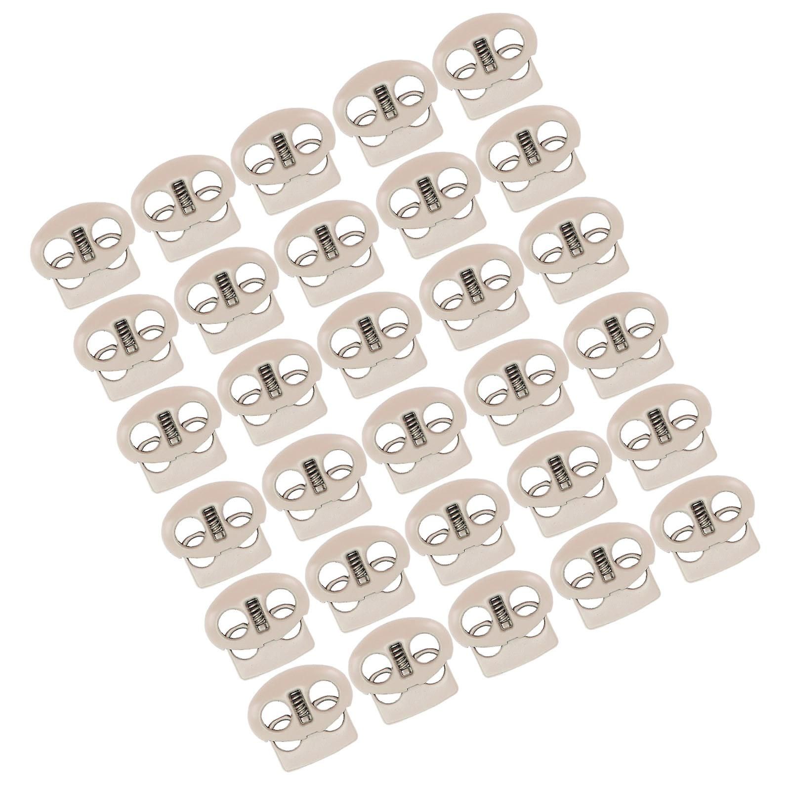30PCS Metal Cord Locks End Spring Stop Toggle Stoppers Rustp... - 4