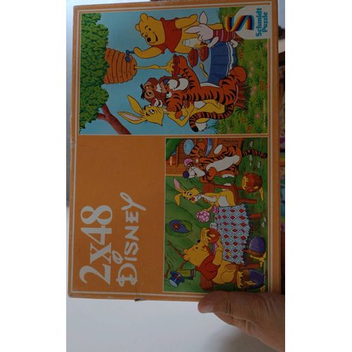Puzzles Winnie L'ourson 2x48 Pièces