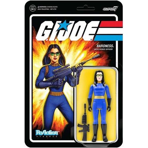 Super7 - G.I. Joe Reaction Figures Wave 1a - Baroness [] Action Figure, Figur