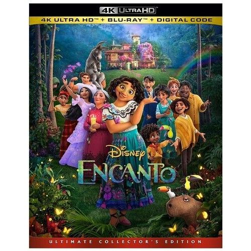 Encanto [Ultra Hd] With Blu-Ray, 4k Mastering, Collector's Ed, Digital Copy,
