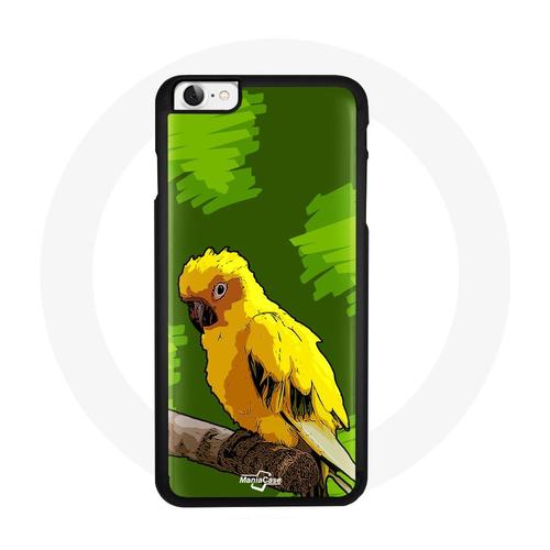 Coque Pour Iphone Se 2020 Perruche Jaune