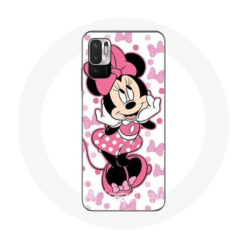 Coque Pour Xiaomi Poco M3 Pro Minnie Mouse Dessin Animé Mignon Rose