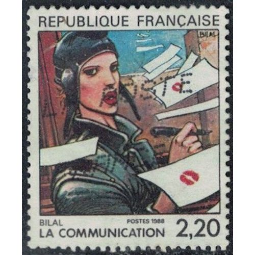 France 1988 Oblitéré Used La Communication Vue Par Bilal Y&t Fr 2514 Su