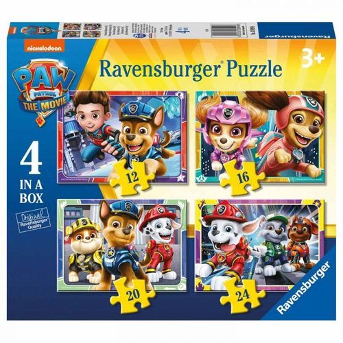 4 Puzzles - Pat Patrouille - 12, 16, 20 Et 24 Pièces