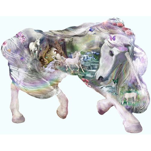Puzzle Pièces Xxl - Licorne Mystique - Puzzle 1000 Pièces