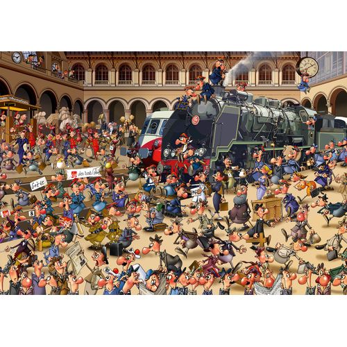 French Train Station - Puzzle 1000 Pièces