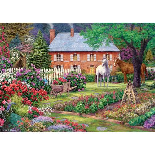 Chuck Pinson - Jardin Equestre - Puzzle 1500 Pièces