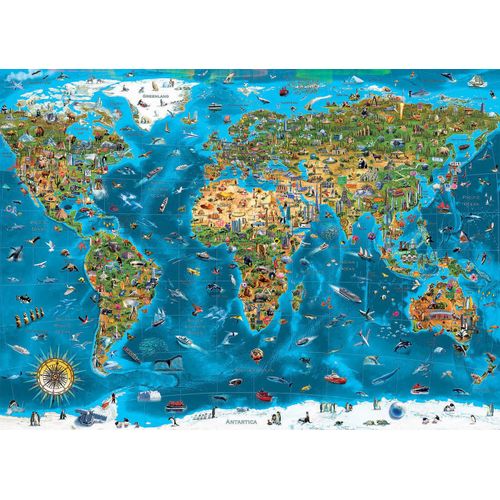Puzzles Xxl  12000 Merveilles Du Monde
