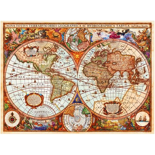 Carte Du Monde - Puzzle 3000 Pièces