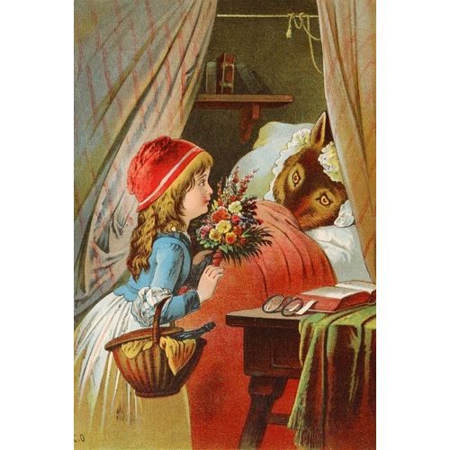 Le Petit Chaperon Rouge, Illustration Par Carl Offterdinger - Puzzle 48 Pièces