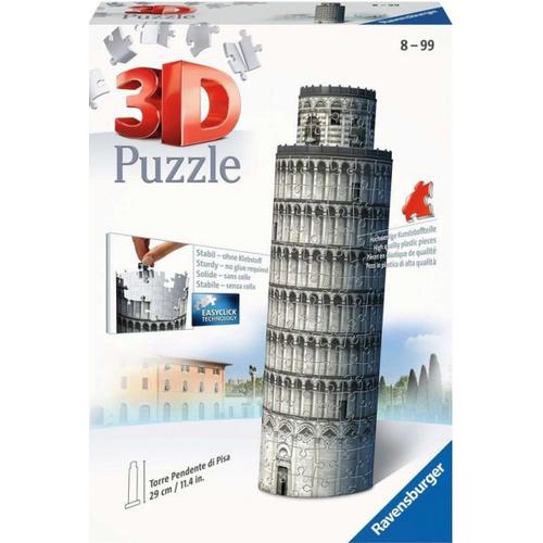 Mini Puzzle 3d - Tour De Pise - 54 Pièces