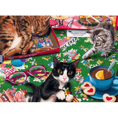 Bluebird Puzzle Cats - 3000 Pièces