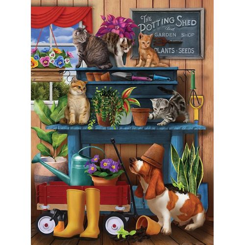 Trouble In The Potting Shed - Puzzle 1000 Pièces
